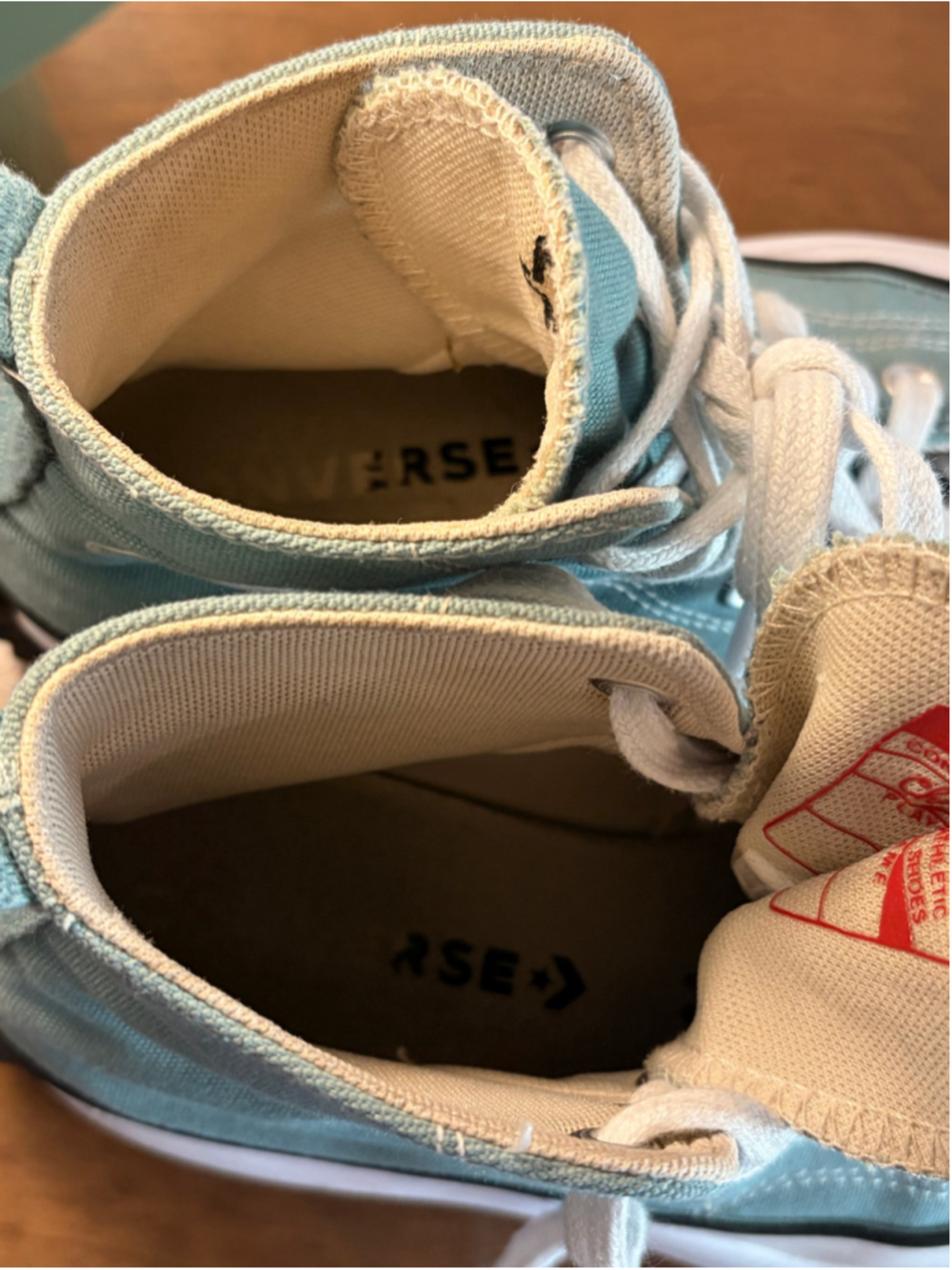 EUC Converse Run Star Hike High Top Platform Sneakers - Teal - Size 7 - Picture 7 of 9